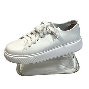 Jeffrey Campbell PLAY Womens Solid White Platform Sneaker Size 9.5 Nordstrom